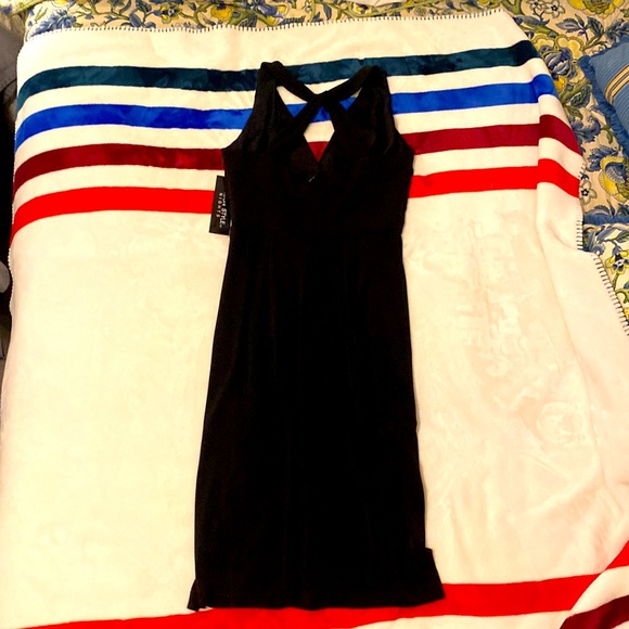 London Style Nights, Black Dress with Sparkle Accent, NEW w/tags, Sz 6 - Picture 15 of 16